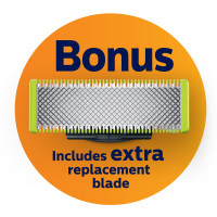 Philips Norelco OneBlade Face + Body Bonus Pack with FREE Blade, QP2630/72