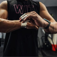 Athletic Tape,5 Pack White Sports Tape,Very Strong No Sticky Residue Wrist Ankle Tape for Gymnastics Boxing Lacrosse Climbing Hockey Bat Athletic Tape White(cotton)-5 Rolls