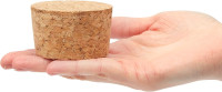 Juvale Cork Stoppers - 4-Pack, 2.44 x 2.20 x 1.50 In, Brown - Wine Corks, Jar Seals & Bottle Stoppers for Crafts