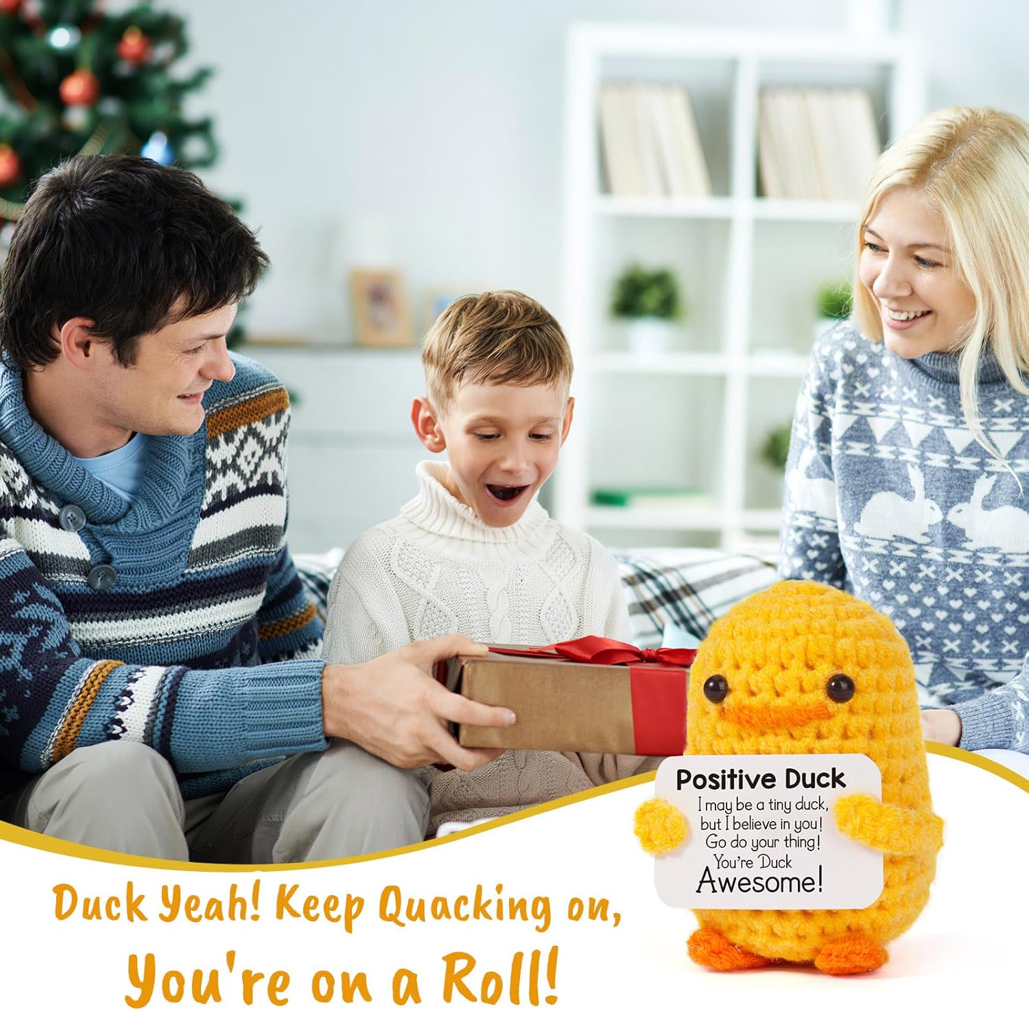 MBL Birthday Gifts for Her Women – Back to School Thank You Appreciation Get Well Emotional Inspirational Support Funny Duck Pickle Potato Dumpster Nuggets Present for Him Men Friend Teacher Coworker Positive Duck