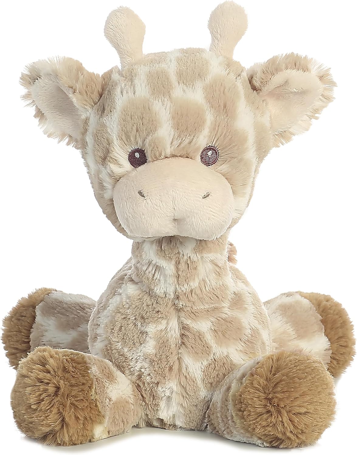 Aurora® Snuggly Loppy Giraffe™ Loppy Baby Stuffed Animal - Comforting Companion - Imaginative Play - Brown 11 Inches