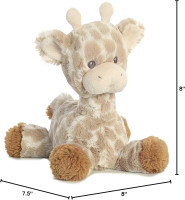 Aurora® Snuggly Loppy Giraffe™ Loppy Baby Stuffed Animal - Comforting Companion - Imaginative Play - Brown 11 Inches