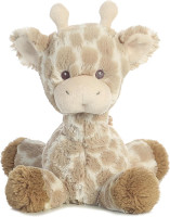 Aurora® Snuggly Loppy Giraffe™ Loppy Baby Stuffed Animal - Comforting Companion - Imaginative Play - Brown 11 Inches