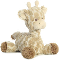 Aurora® Snuggly Loppy Giraffe™ Loppy Baby Stuffed Animal - Comforting Companion - Imaginative Play - Brown 11 Inches