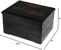 THY COLLECTIBLES Set Of 3 Japanese Lunch Bento Boxes/Food Carrier/Food Storage & Organization Container