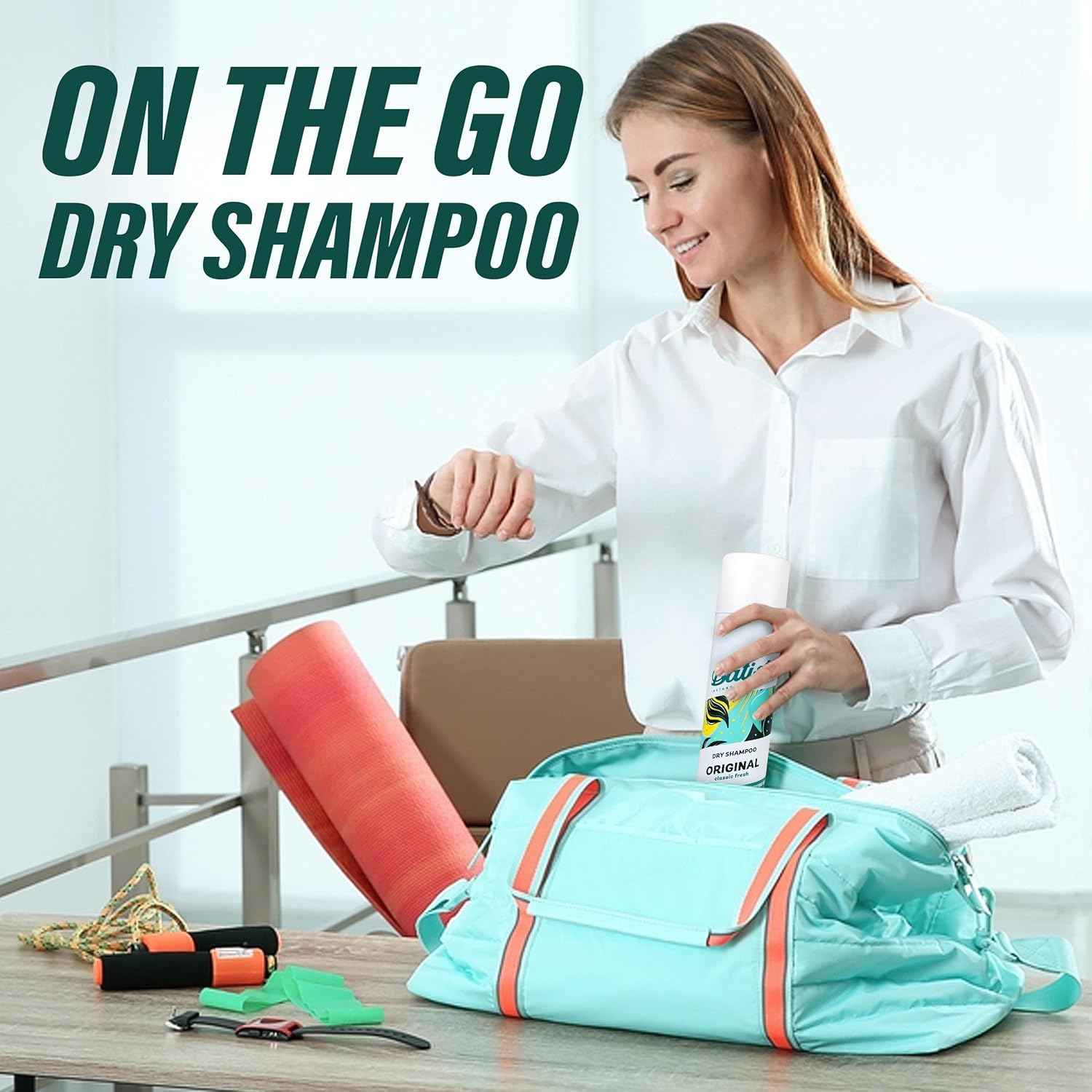 Batiste Dry Shampoo - Dry Shampoo for All Hair Types - Quick and Easy for Women - Original for Voluminous and Clean Roots - 2 x 11.83-fl.oz (350ml)