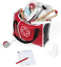 Janod Doctor's Suitcase - Play Set with 10 Accessories - Ages 3+ - J06513