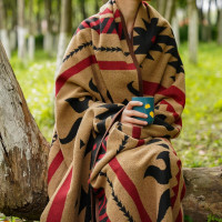 PuTian Merino Wool Blanket - Warm, Thick, Washable, 87