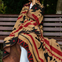 PuTian Merino Wool Blanket - Warm, Thick, Washable, 87