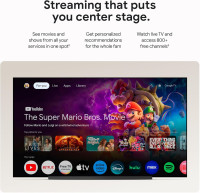 Google TV Streamer 4K - Fast Streaming Entertainment on Your TV with Voice Search Remote - Watch Movies, Shows, Live TV, and Netflix in 4K HDR - Smart Home Control - 32 GB of Storage - Porcelain