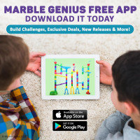 Marble Genius Marble Run - 150 Complete Pieces Maze Track Toys for Adults, Teens, Toddlers & Kids Aged 4-8 Years Old, (85 Translucent Marbulous Pieces + 65 Glass-Marble Set), Super Set 3.) Super Set - 150 Complete Pieces