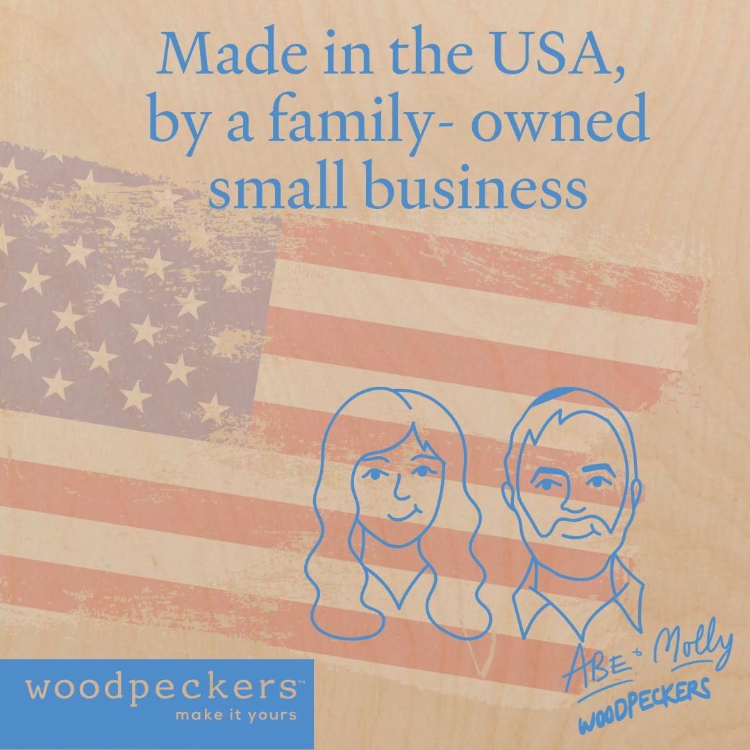 Wood Circles 18 inch, 1/4 Inch Thick, Birch Plywood Discs, Pack of 1 Unfinished Wood Circles for Crafts, Wood Rounds by Woodpeckers 18 inch, 1/4 inch thick Pack of 1