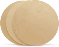Wood Circles 18 inch, 1/4 Inch Thick, Birch Plywood Discs, Pack of 1 Unfinished Wood Circles for Crafts, Wood Rounds by Woodpeckers 18 inch, 1/4 inch thick Pack of 1