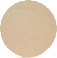 Wood Circles 18 inch, 1/4 Inch Thick, Birch Plywood Discs, Pack of 1 Unfinished Wood Circles for Crafts, Wood Rounds by Woodpeckers 18 inch, 1/4 inch thick Pack of 1