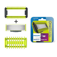 Philips Norelco Genuine OneBlade Replacement Blade Body Kit, QP610/80 1 Count (Pack of 1)