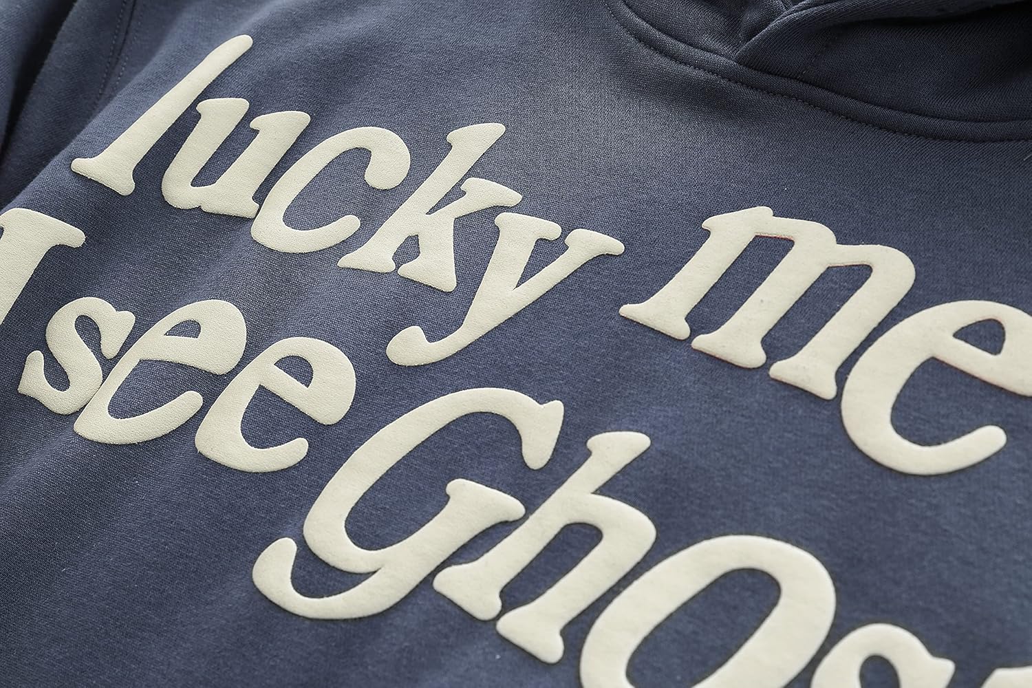 BLLDFZ I See Ghosts Hoodie Hip Hop Hooded X-Large-XX-Large Dark Gray