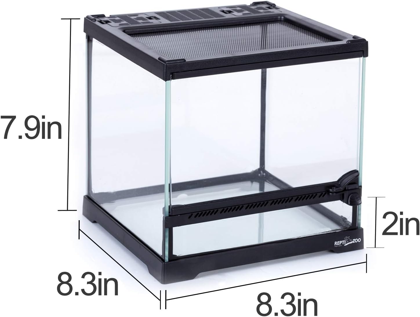 REPTIZOO Mini Reptile Glass Terrarium Tank 8