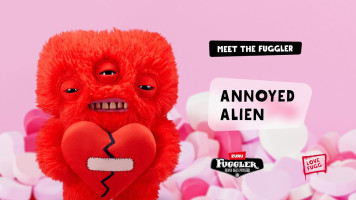 Love Fugg by ZURU Funny Ugly Monster, Plush, Collectible, Toy (Love Fugg - Refresh-RED)