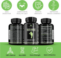 THE ENCLARE NUTRITION Colon Cleanser Detox. Premium 15 Day Fast-Acting Diet Pills, Probiotic, Fiber, Natural Laxatives Constipation Relief, Bloating. Boosts Energy, Focus, Gut Health (1)