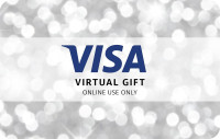 Visa Virtual eGift Card - $100 (plus $5.95 Purchase Fee) | For Online Use Only 100 Standard