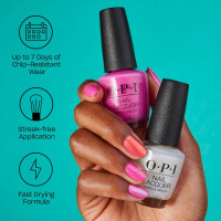 OPI Nail Lacquer Classic Nail Polish Colors | Pink & Purple Shades | Crème, Shimmer, and Glitter Chip Resistant Nail-Polish | Fast Drying, Streak-free Formula | 0.5 Fl Oz Let’s Be Friends! | Opaque Soft Pink