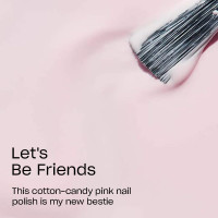 OPI Nail Lacquer Classic Nail Polish Colors | Pink & Purple Shades | Crème, Shimmer, and Glitter Chip Resistant Nail-Polish | Fast Drying, Streak-free Formula | 0.5 Fl Oz Let’s Be Friends! | Opaque Soft Pink