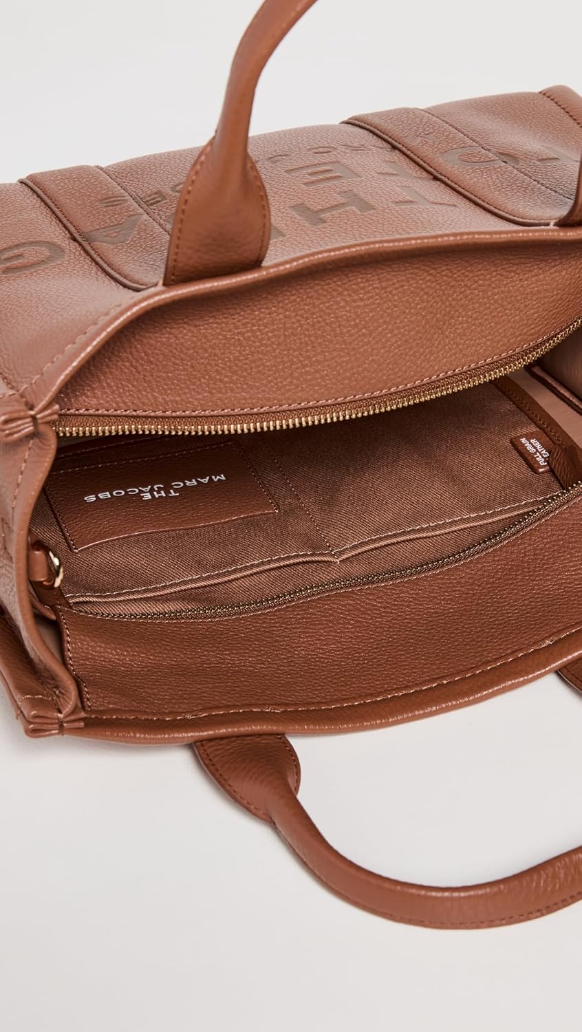 Marc Jacobs The Leather Medium Tote Bag One Size Argan Oil