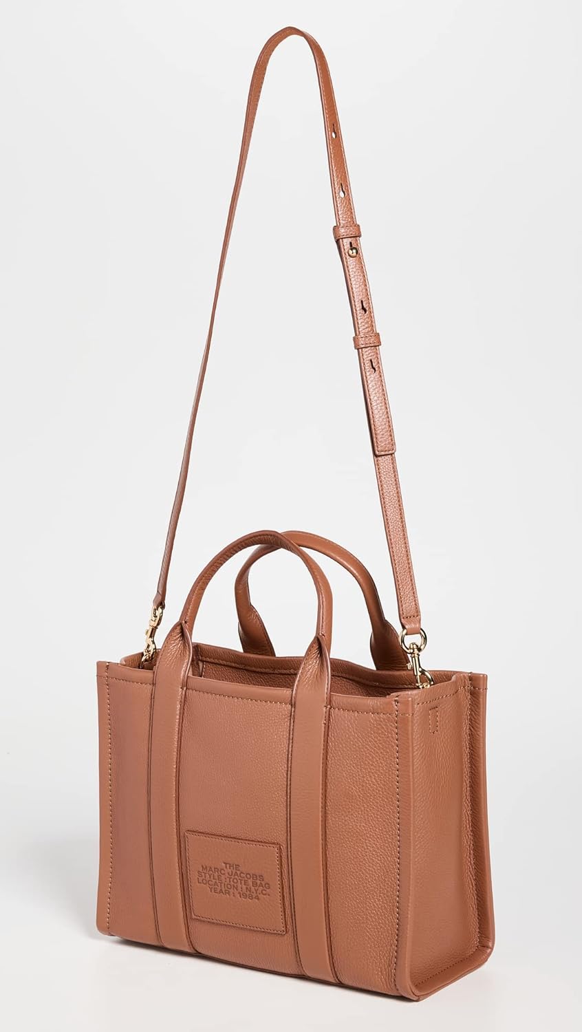 Marc Jacobs The Leather Medium Tote Bag One Size Argan Oil
