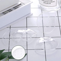 Lothee 4 Pieces Plastic Ventilated Eye Shields Coverings Transparent Eye Protections Breathable Supplies for Men Women to Prevent Sand Small Grave