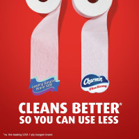 Charmin Ultra Strong Toilet Paper, 6 Mega Rolls = 24 Regular Rolls Mega 220 sheet (Pack of 6)