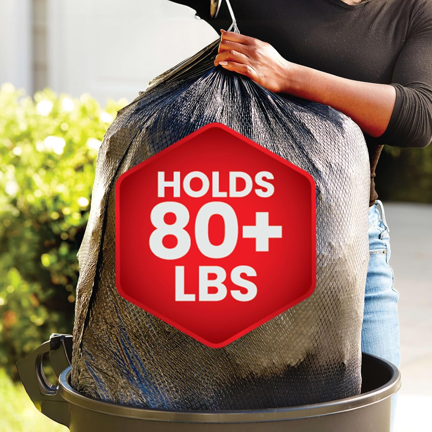 Glad ForceFlex Heavy Duty Trash Bags With Clorox, Mountain Air, 30 Gal, 50 Ct (Package May Vary) Mountain Air 1 Count (Pack of 50)