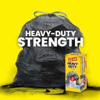 Glad ForceFlex Heavy Duty Trash Bags With Clorox, Mountain Air, 30 Gal, 50 Ct (Package May Vary) Mountain Air 1 Count (Pack of 50)