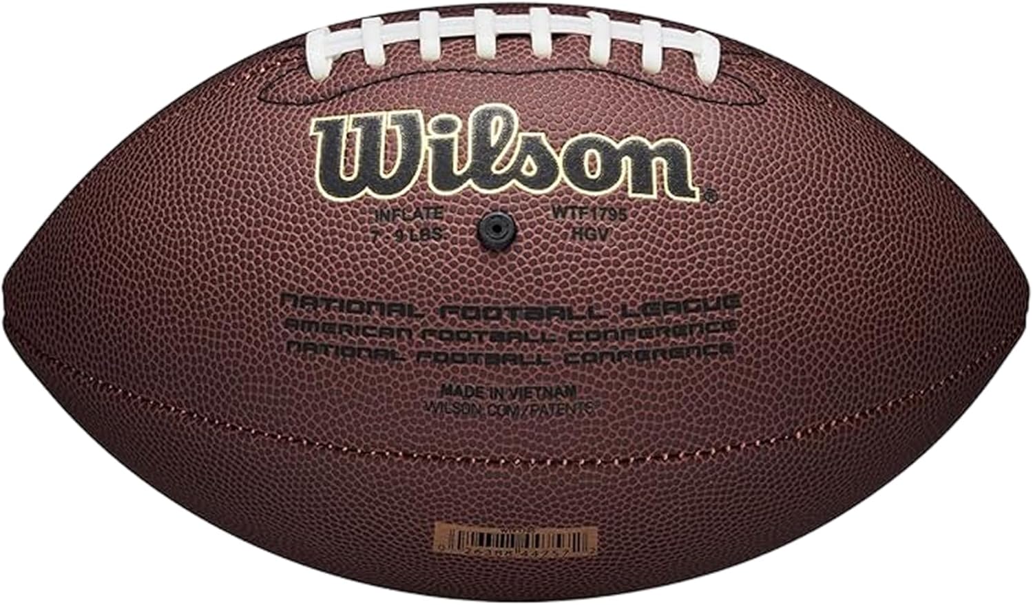 WILSON NFL Super Grip Composite Footballs Brown Junior size (4th-6th grade; Ages 9-12)