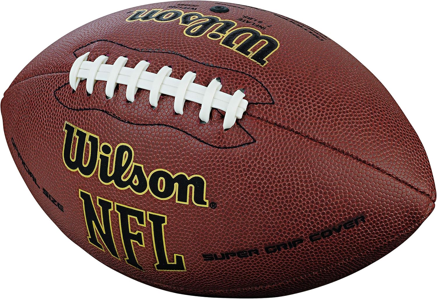 Wilson NFL Super grip Composite Junior Football : Footballs Youth Size : Sports & Outdoors
