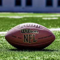 WILSON NFL Super Grip Composite Footballs Brown Junior size (4th-6th grade; Ages 9-12)