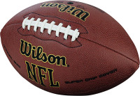 Wilson NFL Super grip Composite Junior Football : Footballs Youth Size : Sports & Outdoors