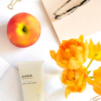 AHAVA Dead Sea Water Mineral Hand Cream - Hand Moisturizer For Dry Cracked Hands, Light & Fast Absorbing, Enriched with Exclusive blend Osmoter, Smoothing Witch Hazel & Soothing Allantoin Original 3.4 Fl Oz (Pack of 1)