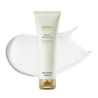 AHAVA Dead Sea Water Mineral Hand Cream - Hand Moisturizer For Dry Cracked Hands, Light & Fast Absorbing, Enriched with Exclusive blend Osmoter, Smoothing Witch Hazel & Soothing Allantoin Original 3.4 Fl Oz (Pack of 1)