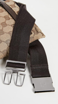 Gucci Women's Pre-Loved Belt Bag, Gg Canvas Brown