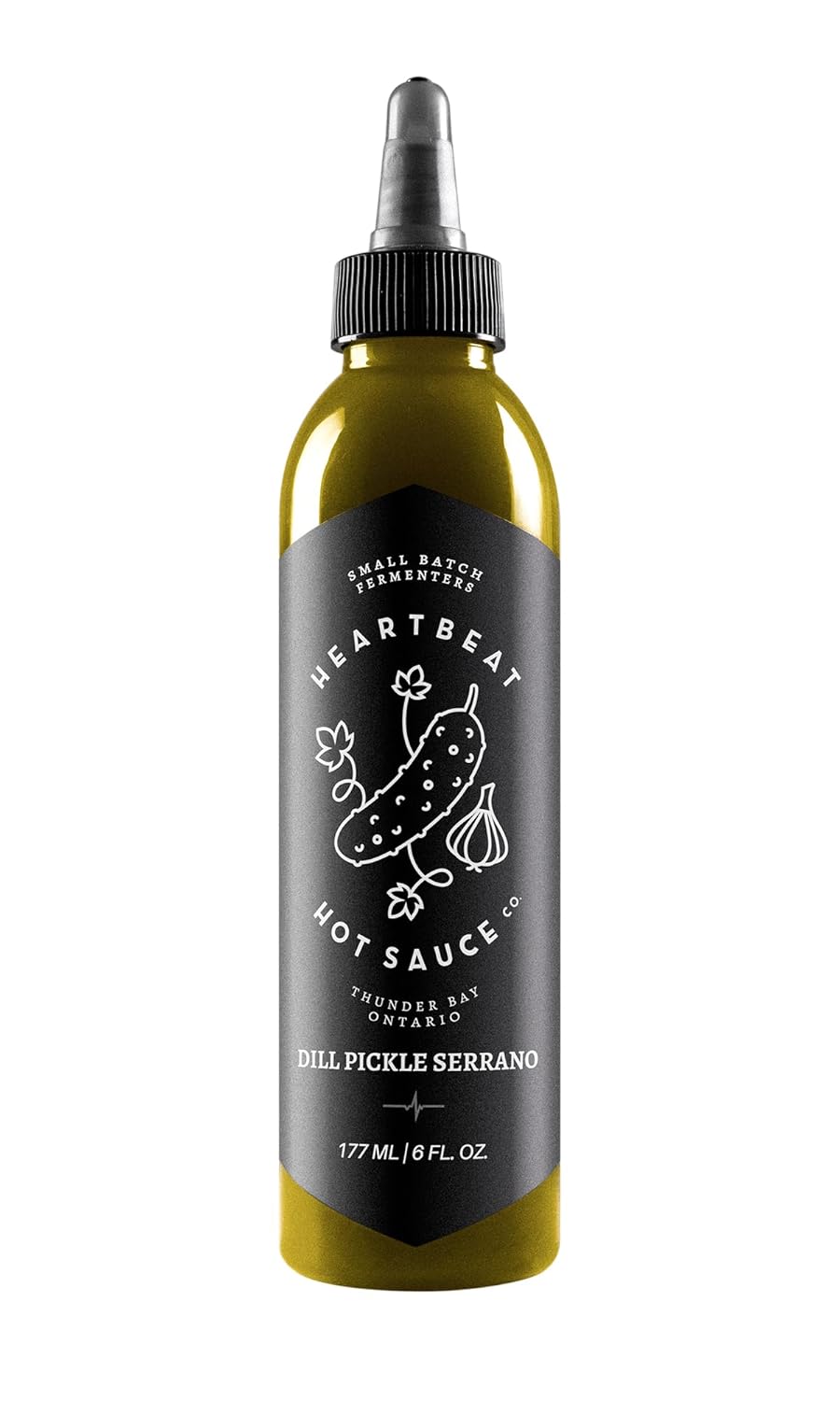 Heartbeat Hot Sauce Co. | Dill Pickle, 6 oz. Dill Pickle Serrano