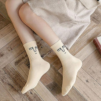 Meloday 10 PACK Crazy Funny Emotion Crew Socks Soft Cotton - 10 different fun designs and color per pack 5-10 Soothe