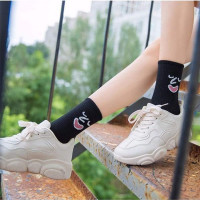 Meloday 10 PACK Crazy Funny Emotion Crew Socks Soft Cotton - 10 different fun designs and color per pack 5-10 Soothe