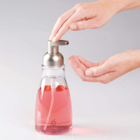 iDesign Foaming Soap Dispenser for Kitchen, Bathroom, Sink, Vanity, 3