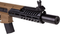 SIG SAUER MCX Rattler Canebrake .177 Caliber Semi-Auto Pellet Air Rifle | Airgun with Flip-Up Sights and 30-Round Magazine for Shooting Training & Practice PCP model