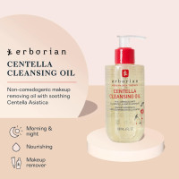 Erborian - Cleansing Oil - Facial Makeup Remover with Hydrating & Soothing Centella Asiatica Extract - Waterproof Purifying Cleanser Removes Excess Sebum & Impurities - Korean Skincare - 6 fl. oz