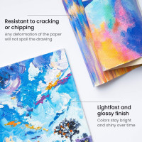 Arteza Acrylic Paint, Set of 60 Colors, 0.74 oz/22 ml Tubes, Art Paint includes 5 Metallic Colors, Rich Pigments, Non-Fading, Non-Toxic Paints for Artist & Hobby Painters, Art Supplies for Painting 0.74 Fl Oz (Pack of 60)