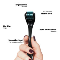 ROSELYNBOUTIQUE Derma Roller for Hair Beard Facial Skin Face Body Scalp 540 Titanium Microneedle for Men Women 0.25mm Cosmetic Beauty Instrument 0,25 Original