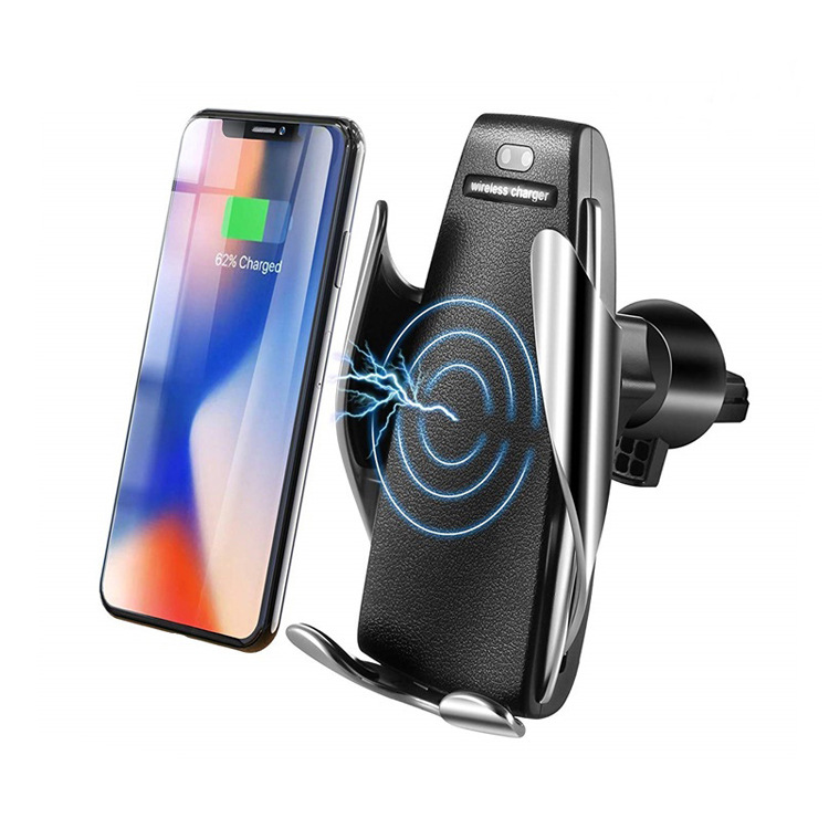 Car Wireless Charging Bracket Mobile Phone Wireless Charger Intelligent Induction Car Air Outlet Bracket