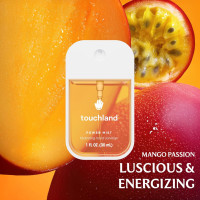 Touchland Power Mist Hydrating Hand Sanitizer Spray, TROPICAL Trio Set (Mango Passion, Beach Coco, Watermelon), 1 FL. OZ. Travel Size (Set of 3)