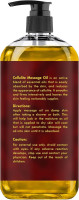 Majestic Pure Anti Cellulite Massage Oil for Massage Therapy - Refreshing, and Relaxing - Natural Oils with Vegan Collagen, Stem Cells & Cellulite Cream - All Skin Types - Men and Women - 8 fl oz Cellulite Massage Oil 8 Fl Oz (Pack of 1)